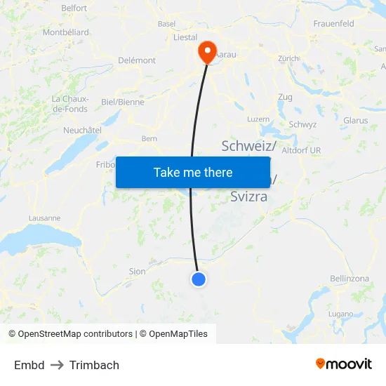Embd to Trimbach map