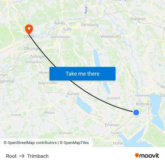 Root to Trimbach map