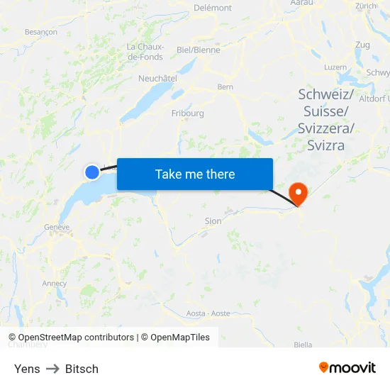 Yens to Bitsch map