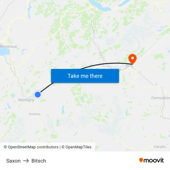 Saxon to Bitsch map