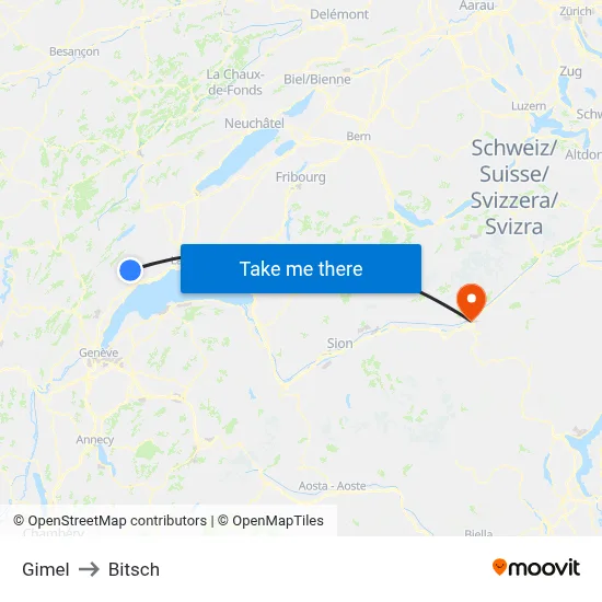 Gimel to Bitsch map