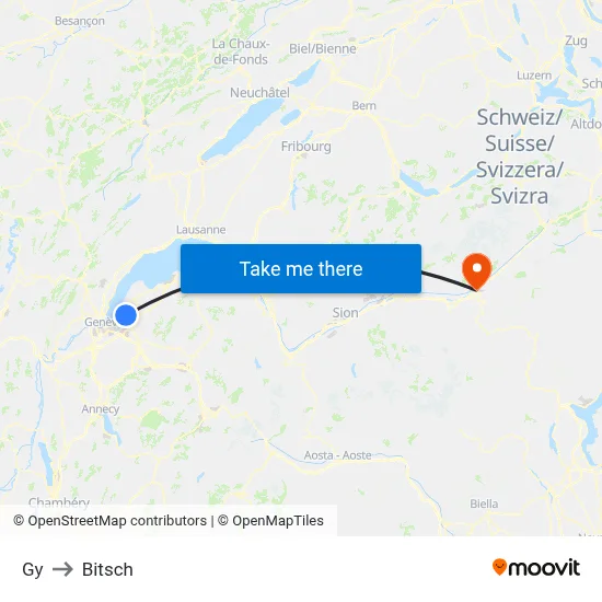 Gy to Bitsch map