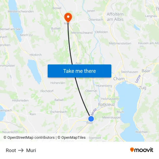 Root to Muri map