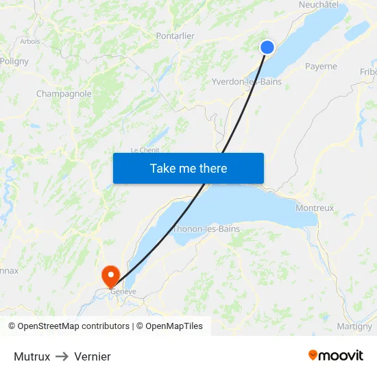 Mutrux to Vernier map