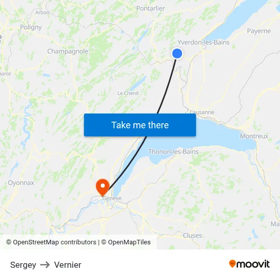 Sergey to Vernier map