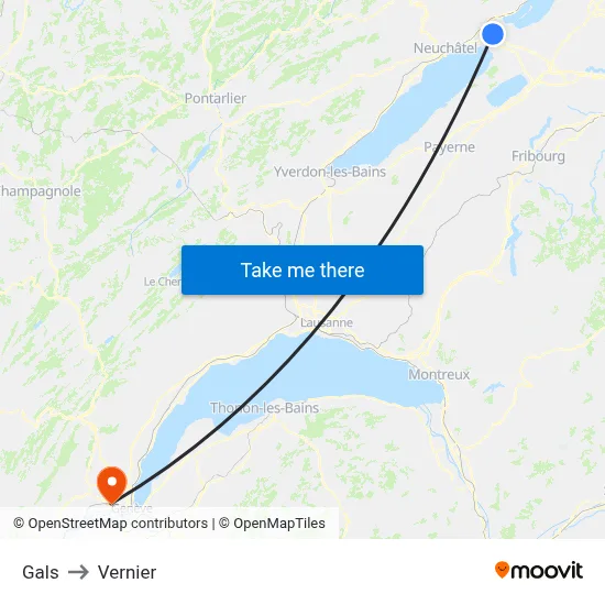 Gals to Vernier map