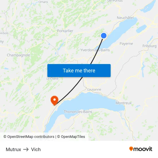 Mutrux to Vich map