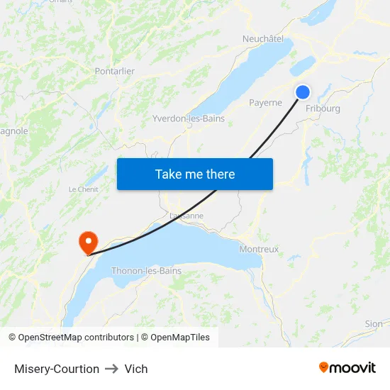 Misery-Courtion to Vich map