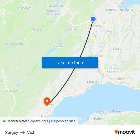 Sergey to Vich map