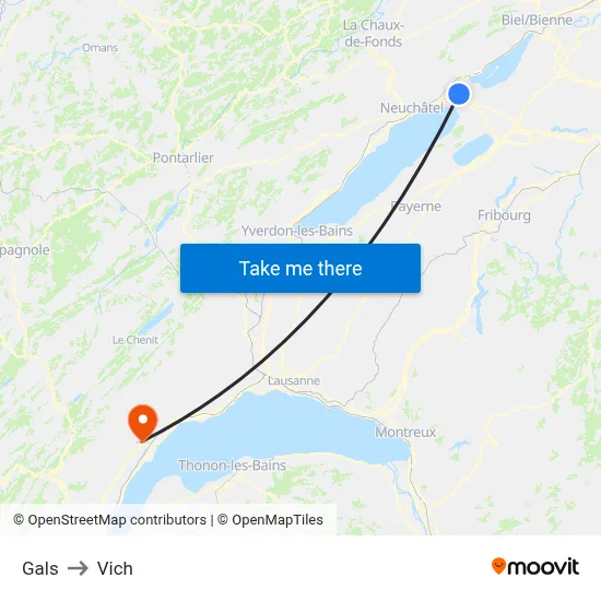 Gals to Vich map