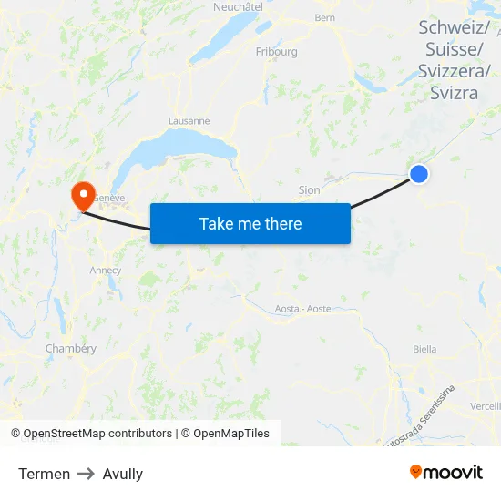 Termen to Avully map