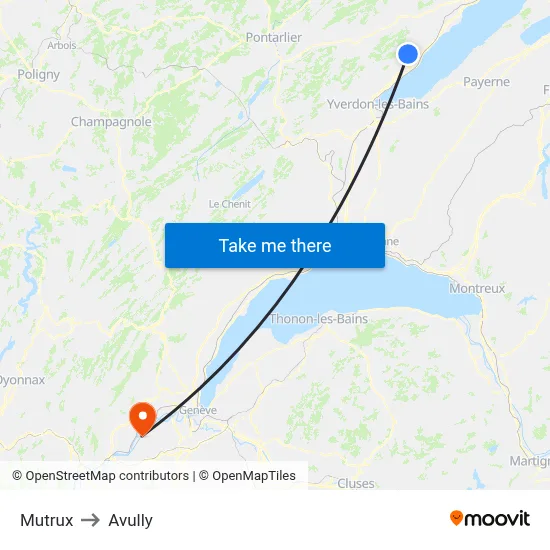 Mutrux to Avully map