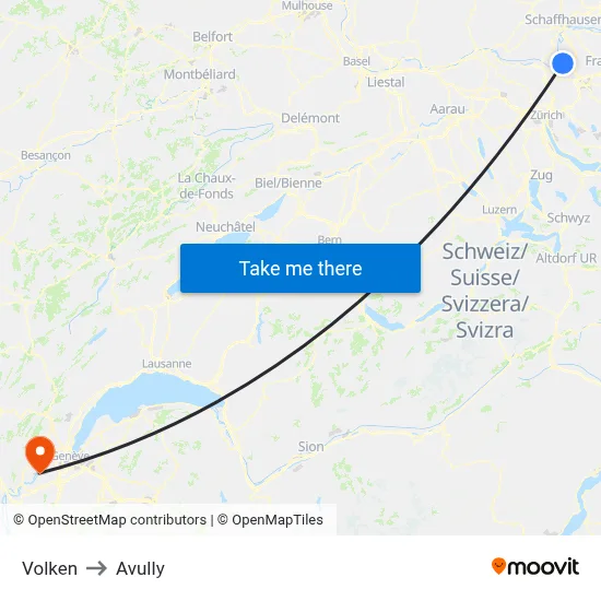 Volken to Avully map