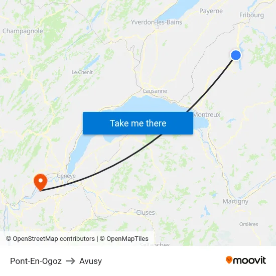 Pont-En-Ogoz to Avusy map