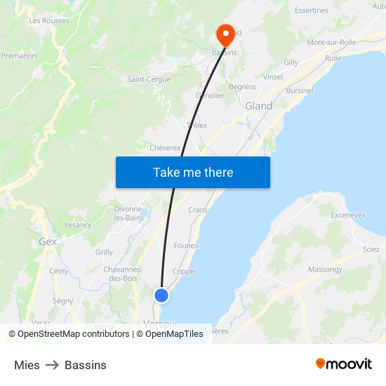Mies to Bassins map
