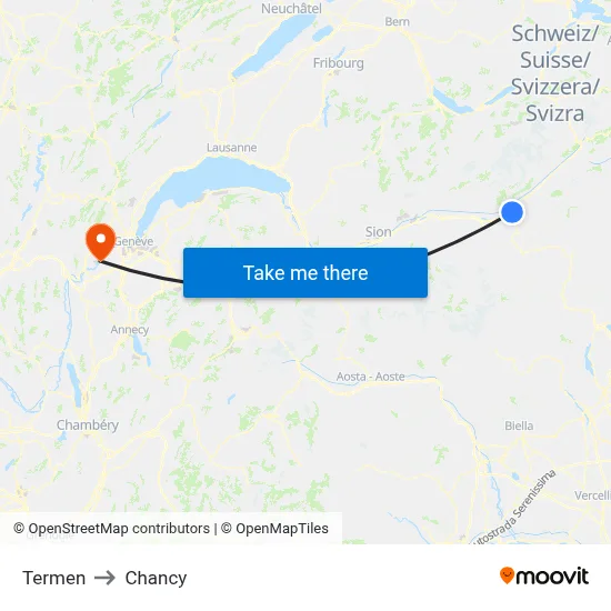 Termen to Chancy map