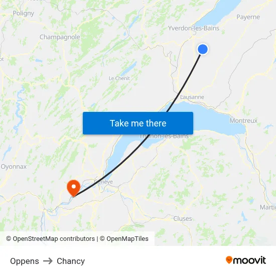 Oppens to Chancy map