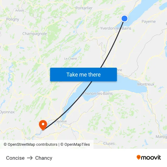 Concise to Chancy map