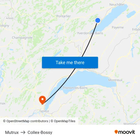 Mutrux to Collex-Bossy map