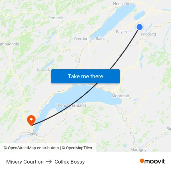 Misery-Courtion to Collex-Bossy map