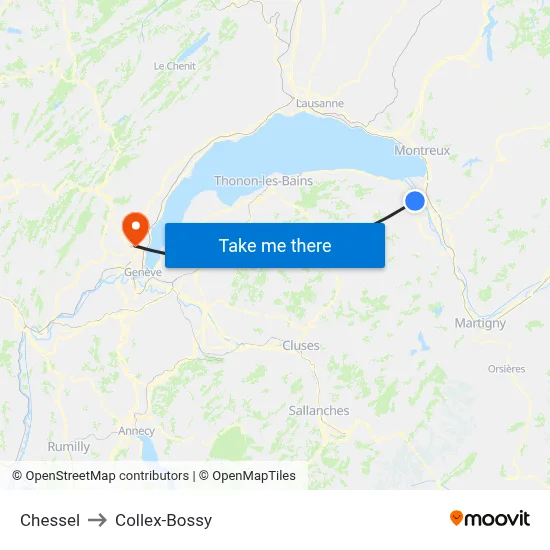 Chessel to Collex-Bossy map