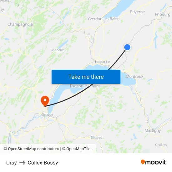 Ursy to Collex-Bossy map