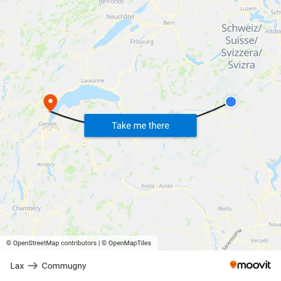 Lax to Commugny map
