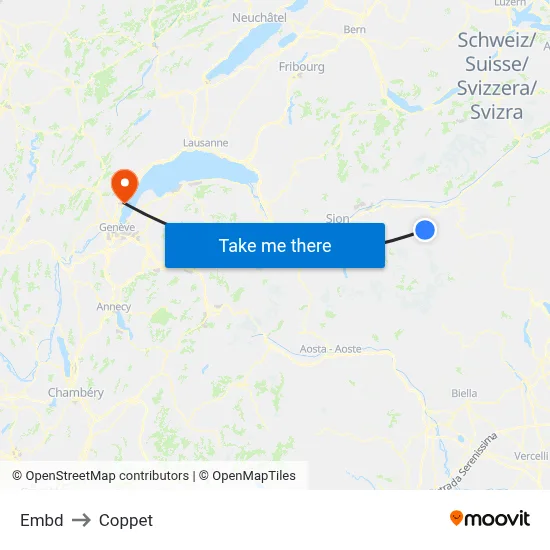 Embd to Coppet map