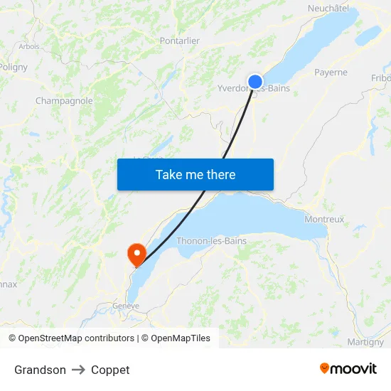 Grandson to Coppet map