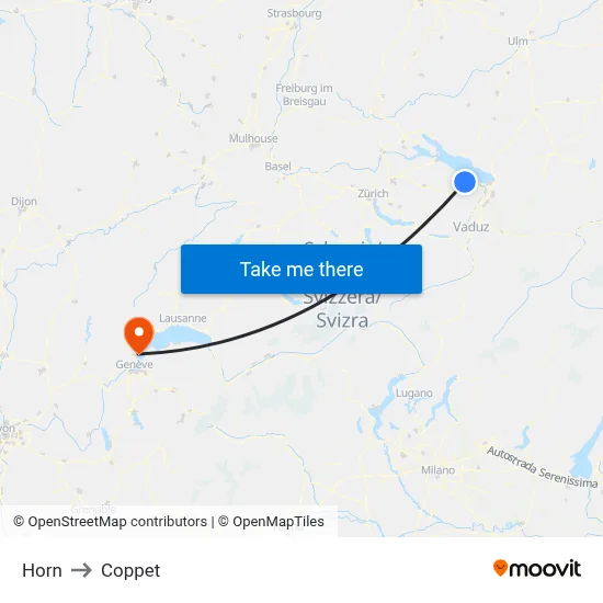Horn to Coppet map