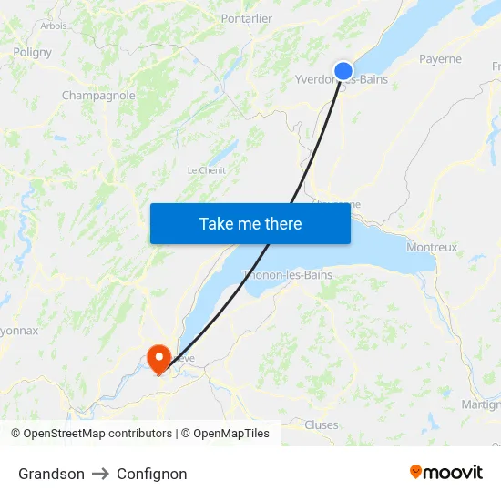 Grandson to Confignon map