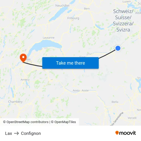 Lax to Confignon map