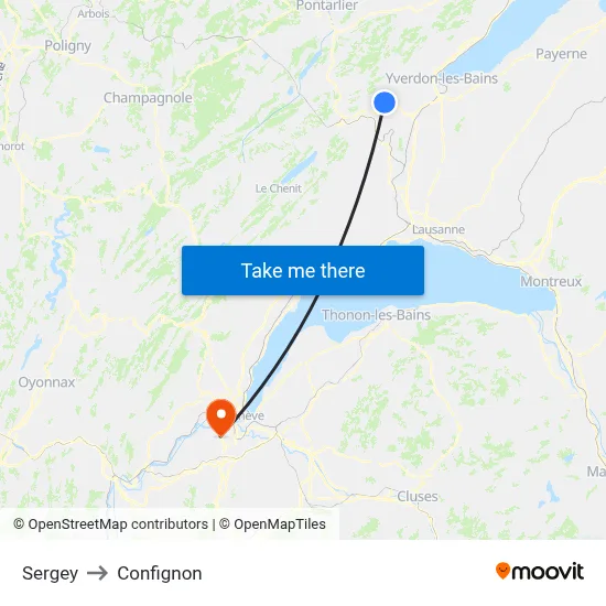 Sergey to Confignon map