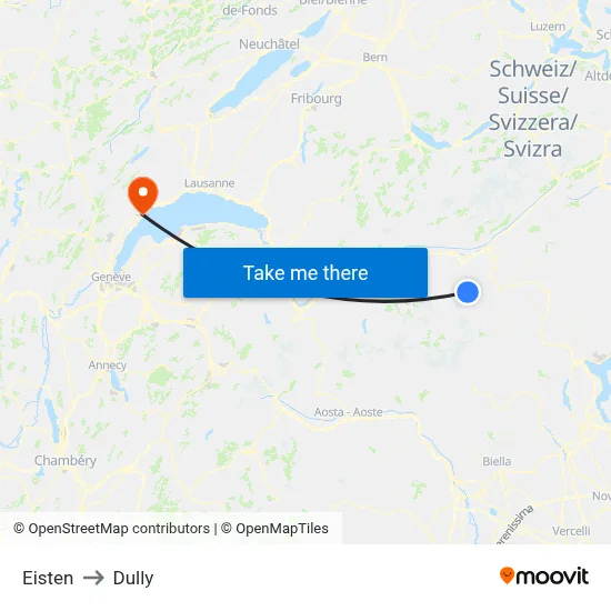 Eisten to Dully map