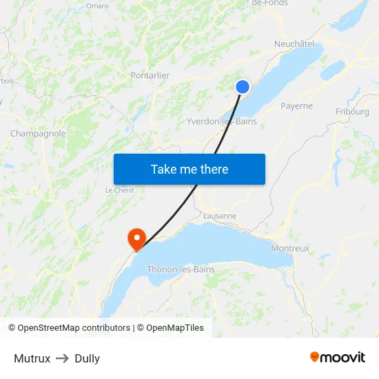 Mutrux to Dully map