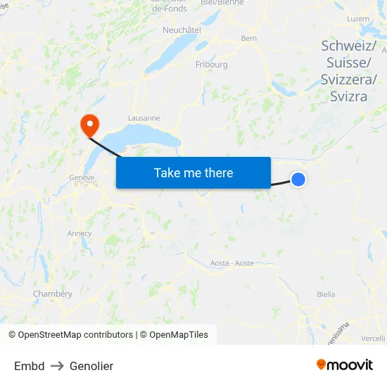 Embd to Genolier map
