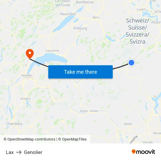Lax to Genolier map
