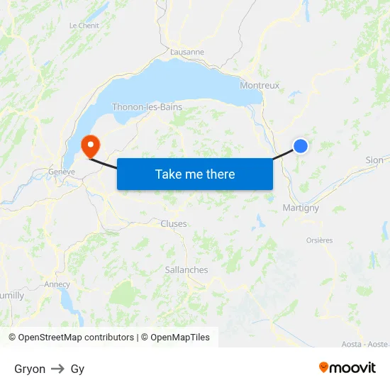 Gryon to Gy map