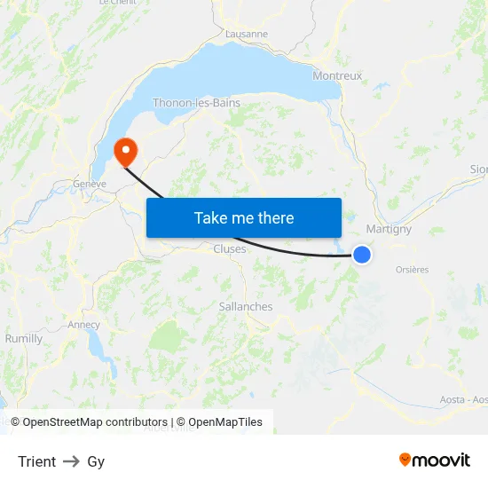 Trient to Gy map