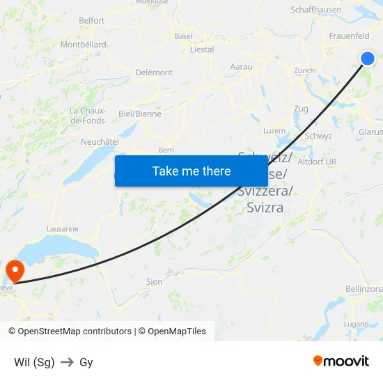 Wil (Sg) to Gy map