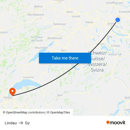 Lindau to Gy map