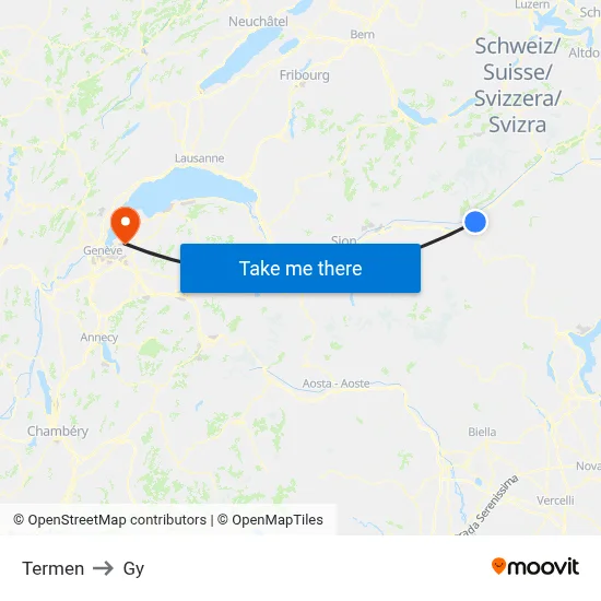 Termen to Gy map