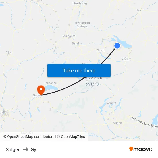 Sulgen to Gy map