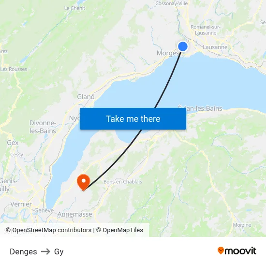 Denges to Gy map