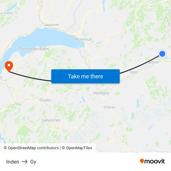 Inden to Gy map