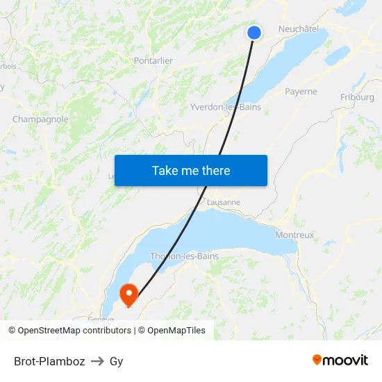 Brot-Plamboz to Gy map