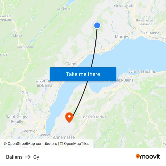 Ballens to Gy map