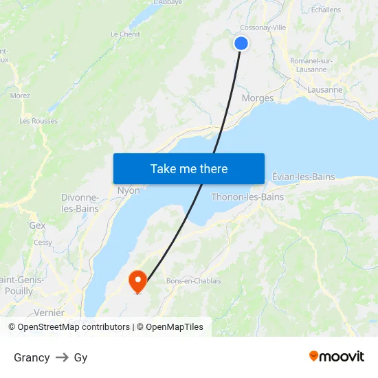 Grancy to Gy map