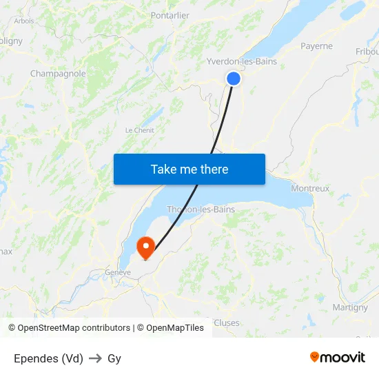 Ependes (Vd) to Gy map