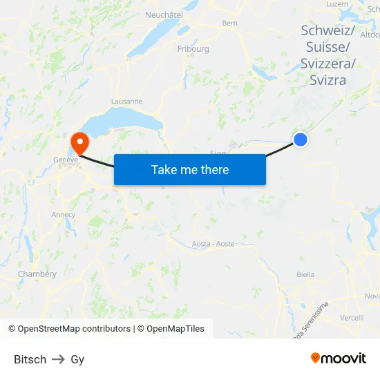 Bitsch to Gy map